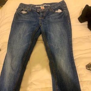 Standard Dark Wash Skinny Jeans